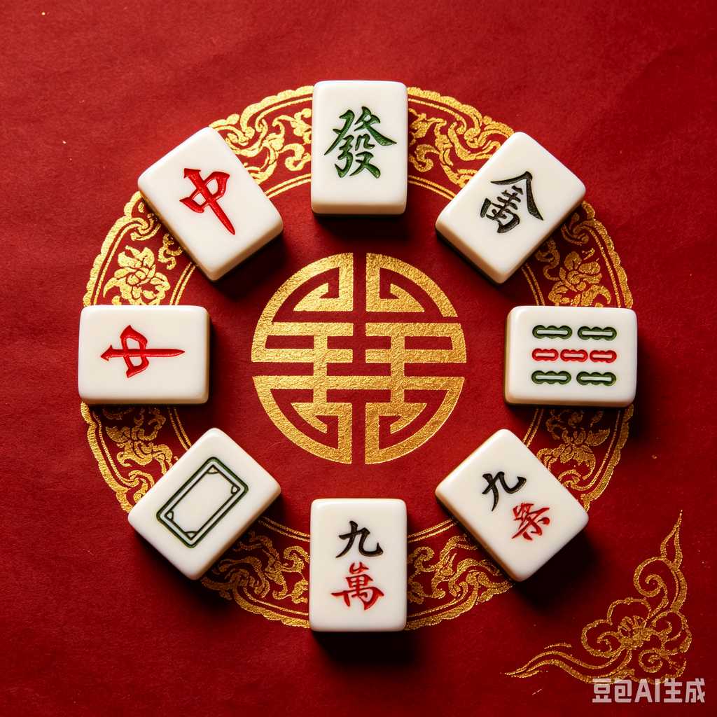 compact mahjong set with case