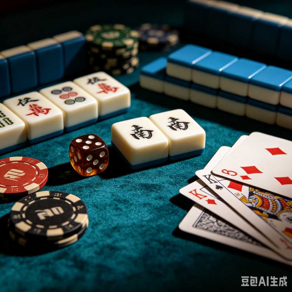 pastel color mahjong tiles